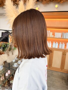 ユラギフロムユイマァル 水島店(YURAGI from YUIMARL) 切りっぱなし×アッシュべージュ