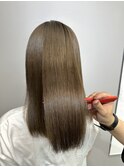 美髪_髪質改善_オリーブベージュ