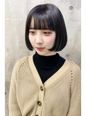 ミニボブ×アッシュブラック