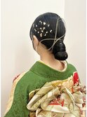 【成人式ヘア】艶シニヨン　　畑瀬彩華