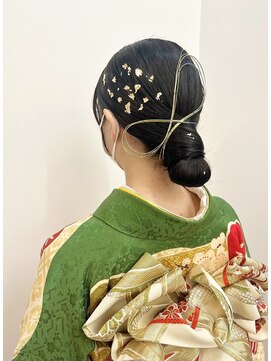 ラックセカンドスペース(LUCK 2nd SPACE) 【成人式ヘア】艶シニヨン　　畑瀬彩華