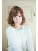 【anis musee 苫小牧】大人かわいい くせ毛風 ナチュラルボブ☆