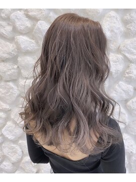 ヘアサロン エフ 渋谷(F) #ピンクベージュ　#グレージュ　#ハイライト