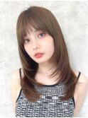 【La fith】顔周りレイヤー×ニュアンスカラー×髪質改善