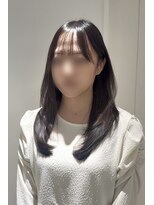 カノイ 銀座中央通り(KANOI)&nbsp;フェミニン韓国レイヤー/細毛でもふんわりアレンジ