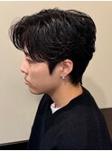 ニュアンスパーマ　メンズパーマ　ゆるめ　大宮