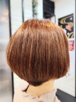 ヘアースタジオ ジェイワン(hair studio J ONE)&nbsp;30代40代50代60代白髪ぼかし　イエローベージュふんわりショート