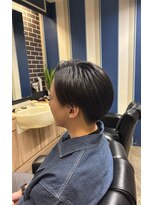 ヤスムラ(YASUMURA)&nbsp;寒い朝でも簡単スタイリングセンターパート【西宮北口/理容室】