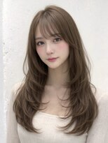 ノア 三宮店(NOA) 【NOA】大人可愛い韓国風レイヤーロングハッシュカット