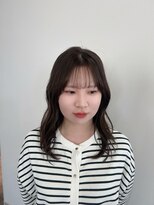 ラーム 福岡香椎店(rame) レイヤーカット、ヘーゼルベージュカラー