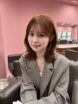 ボタン コロン 表参道 原宿(VOTAN COLON)&nbsp;ハッシュカット/韓国レイヤー/ミディアムレイヤー/原宿/顔まわり