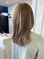 キャアリー(Caary) 福山人気10代20代30代ケアブリーチ透明感ミルクティーベージュ