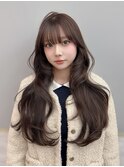 韓国へア/レイヤー/顔周り/ボブ/透明感カラー
