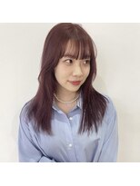 ニコ シモノセキ(NIKO Shimonoseki)&nbsp;1回ブリーチで大人っぽ可愛い深めレッドカラ 一