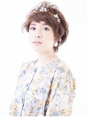 カジュアルポップショートヘアセットアレンジ