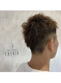 ツーブロック刈上げショート☆