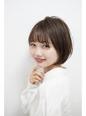小顔効果抜群のコンパクトショートスタイル！