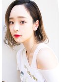 耳かけ☆透明感イルミナアッシュベージュ 中野ヌーンstyle42