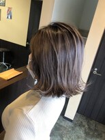 ヒスヘアー クリエイティブスペース(hys hair creative space by lauto)&nbsp;ミディアムシャドールーツカラー／フォギーグレージュ