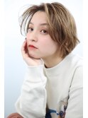 どうやっても決まる透け感ショート