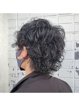 スウィッチ(SWITCH) 10代20代30代メンズウルフスパイラルパーマ