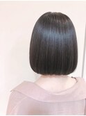 丸みボブ×髪質改善トリートメント