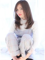 アルツディレット(ALTS diletto)&nbsp;【ALTS diletto】　《傷ませない》センターパート×グレージュ