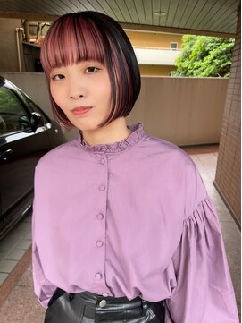 ボコカ(bococa) シャープボブ×クリアピンク