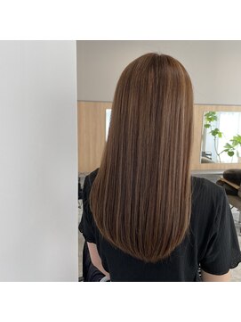 リヴァイヘアアプス(LEVI hair apus) 【LEVI】細めハイライト×シアベージュ×髪質改善