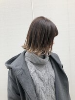 アンドチル 渋谷(AND CHILL) 毛先にアクセント♪ナチュラルなグラデーションカラー/ボブ 渋谷