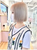 【髪質改善】 white blond @Nene