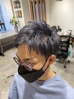 リンカラン トロワ(LINGKARAN Trois)&nbsp;ショートレイヤー2ブロアップバングシルバーショート