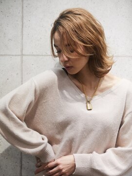 ブレンアネックスバイドット(BLEN ANNEX by.dot) 前髪/マチルダボブ/ピンクベージュ/インナーグレージュ[町田駅]