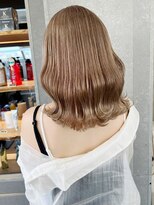 ロンドワン 三宮元町(Lond one)&nbsp;ブリーチなしダブルカラー×ベージュ/グレージュレイヤーカット