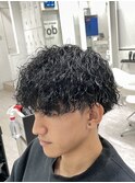 【菊地瞬平】ツイストスパイラルパーマ(横浜/メンズパーマ)