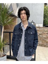 ムード 立川(MHOOD)&nbsp;ツイストスパイラルパーマツーブロックメンズマッシュ