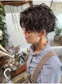 30代40代50代与野美容室/刈り上げパーマスタイル