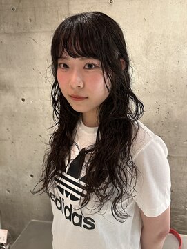 ニール(nier) レイヤーカットロングカールリーパーマデジタルパーマエアパーマ