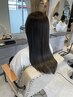 【艶やかな纏る髪に】デザインカット&縮毛矯正