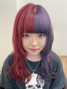 ジエクト ヴィシア(The Ect VIXIA) ツートーンカラー/チェリーレッド/ブルーバイオレット