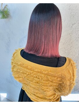 ヘアスタジオニコ(hair studio nico...) チェリーバイオレット★ぱっつんボブ★