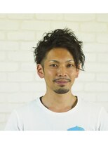 メンズ レオ 天六店(men's LEO) 【セクシーウエーブ】 スパイラルパーマ×アップバング