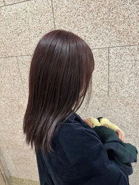 シカ 神戸三宮元町店(Cica) ラベンダーグレージュ　ダブルカラー　ブリーチ　ケアブリーチ