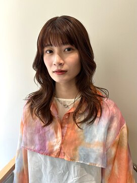 ウクク(UCUCU) 艶brown×layercut