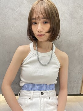 ロンドプロフィール 浦和(Lond profil) ブリーチなしカラー伸ばしかけヘア簡単スタイリング小顔ヘア