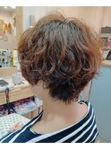 シャドウパーマ/大人女子/大人パーマ/ショートカット/大人可愛い