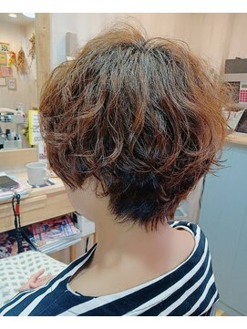 ククナ(kukuna) シャドウパーマ/大人女子/大人パーマ/ショートカット/大人可愛い