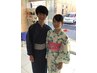 【プロの着付】◆男性浴衣着付＋サービスセット