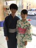 【プロの着付】◆男性浴衣着付＋サービスセット