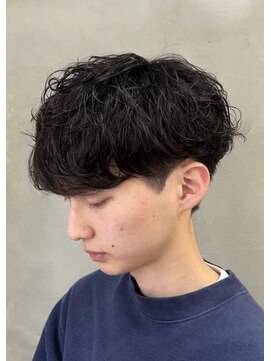 スイッチ(men's SWITCH) 大分シャドウ無造作パーマ刈り上げマッシュツーブロック